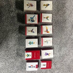 Hallmark Twelve Days of Christmas Ornaments Full Set